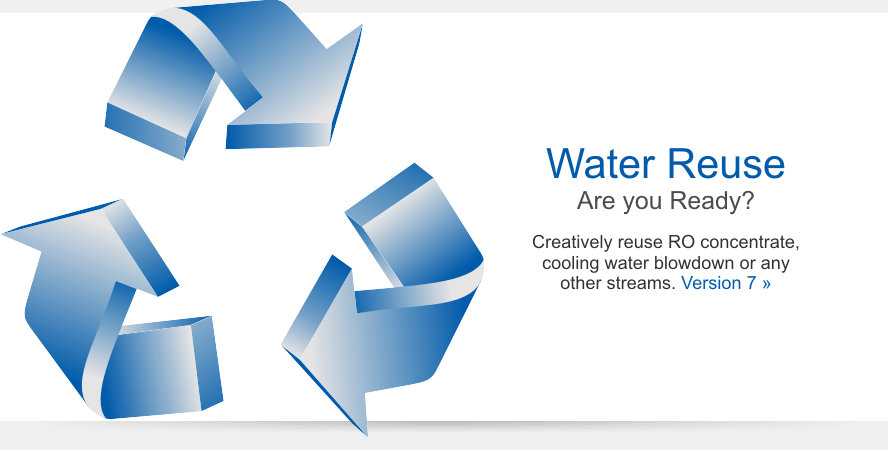 French Creek's latest  technology, Version 7 Suites, focus on water reuse. Version 7 enables a user to concentrate, mix and reuse multiple streams.